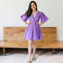 English Lavender Cotton Dress